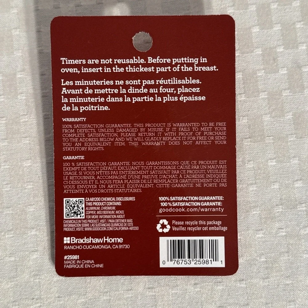 Good Cook 1 Pack Turkey Pop Up Timers and Turkey Lacers 4 Packs Thanksgiving New